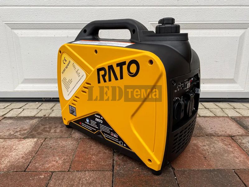RATO R1250iS Италия Генератор инверторный (1,1 кВт) Бензиновый, однофазный. Ручной стартер. R1250iS-G08 фото
