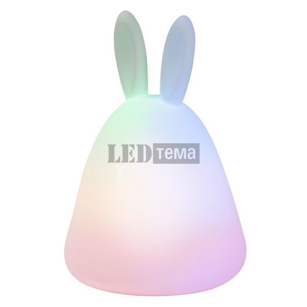 Світильник нічник LEDVANCE Nightlux Touch LED 2,5 Вт білий Rabbit + USB+ RGBW акумуляторний 4058075602113 фото