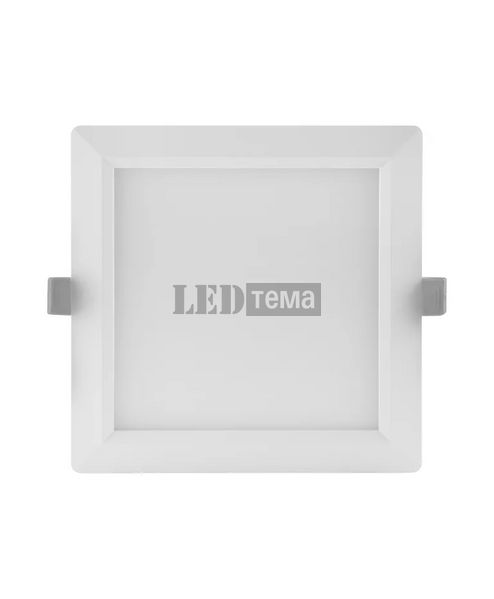 DL SLIM SQ 210 18 W 4000 K WT Ledvance (4058075079359) Плоский світлодіодний світильник Downlight з вбудованим драйвером, квадратної форми 4058075079359 фото