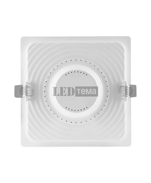 DL SLIM SQ 155 12 W 4000 K WT Ledvance (4058075079298) Плоский світлодіодний світильник Downlight з вбудованим драйвером, квадратної форми 4058075079298 фото