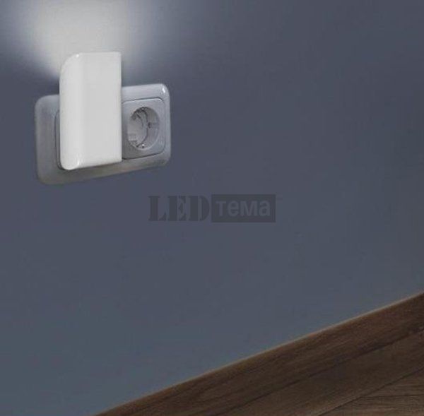 Светильник-ночник LEDVANCE LUNETTA GLOW WT 6XBLI1 0,3Вт белый в розетку  (4058075266766)  4058075266766 фото