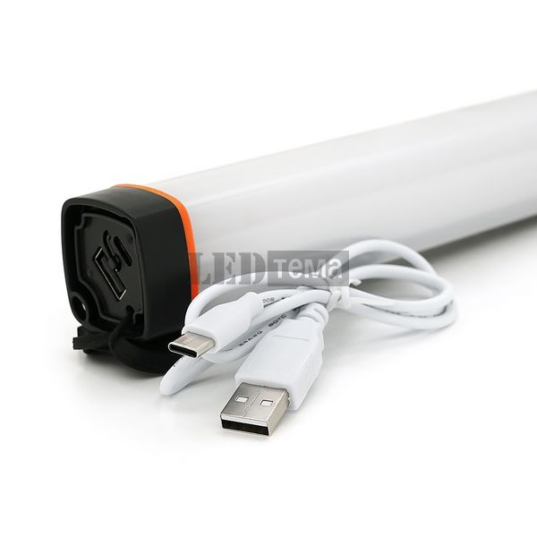 Лампа для кемпинга Uyled UY-X5, 4+1 режим, магнит, корпус- пластик, водостойкий, ip65, встроенный аккумулятор 4000mAh, USB кабель, 6000K, BOX UY-X5 фото