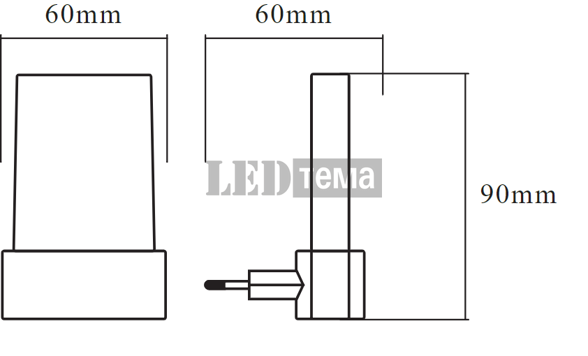 Світильник-нічник LEDVANCE LUNETTA SHINE RGB WT 6XBLI1 0,3Вт (4058075266841) 4058075266841 фото