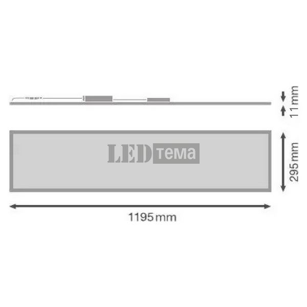 Ledvance PANEL LED 1200 33W/4000K 230V UGR19 (4058075182059) LED cветодиодный светильник панель 4058075182059 фото