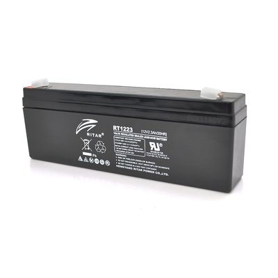 Аккумуляторная батарея AGM RITAR RT1223, Gray Case, 12V 2.3Ah ( 177 х 35 х 62 (68) ) Q10 RT1223 фото